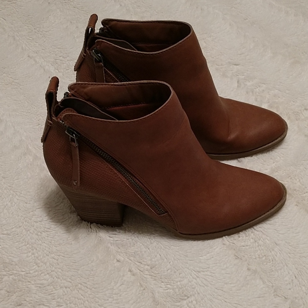 Brown booties